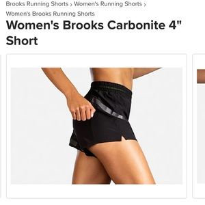 Brooks Carbonite 4” running Shorts